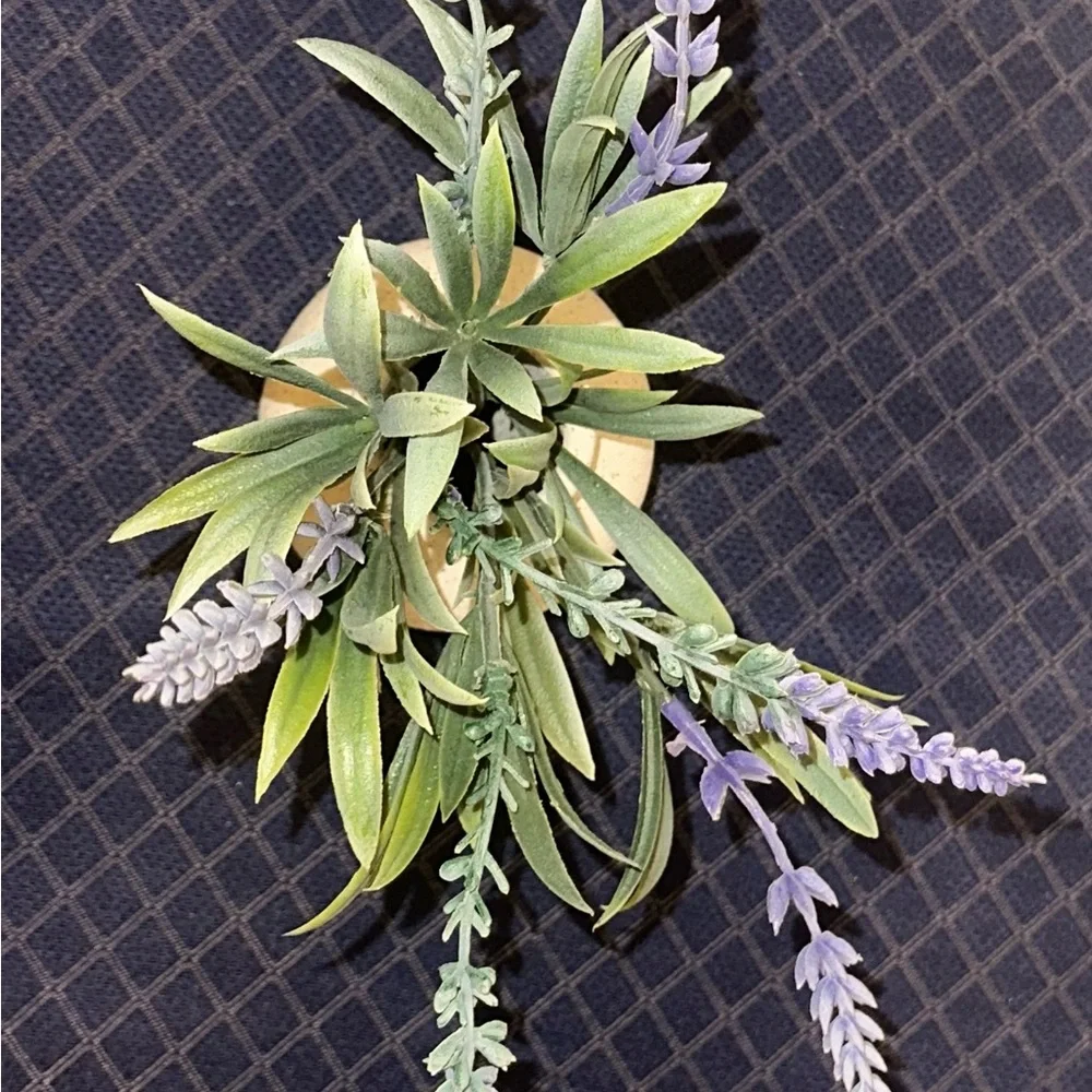 Lavender faux floral decorative